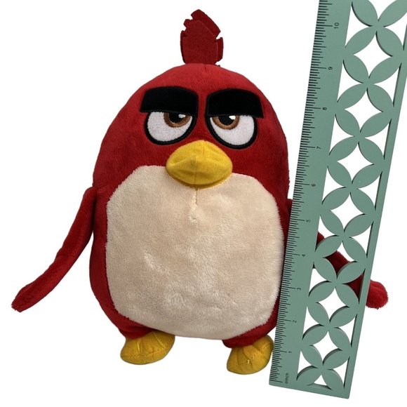Angry Birds Plush Red Bird Stuffed Animal 2018 Toy Factory 11" Cuddle Kids Toy - Picture 9 of 12